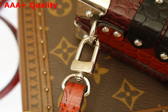 Louis Vuitton Petite Malle Crocodilien Brillant Rubis N94030 Replica