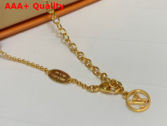 Louis Vuitton Petite Malle Necklace Gold Color Hardware M00568 Replica