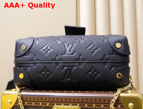 Louis Vuitton Petite Malle Souple Black Monogram Empreinte Leather M45393 Replica