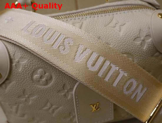 Louis Vuitton Petite Malle Souple Creme Monogram Empreinte Leather M45394 Replica