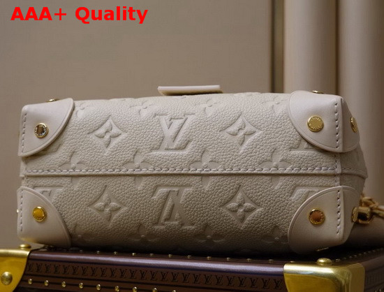 Louis Vuitton Petite Malle Souple Creme Monogram Empreinte Leather M45394 Replica