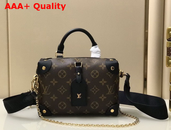 Louis Vuitton Petite Malle Souple Noir Monogram Canvas M45571 Replica