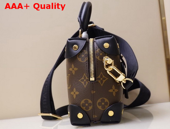 Louis Vuitton Petite Malle Souple Noir Monogram Canvas M45571 Replica