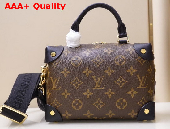 Louis Vuitton Petite Malle Souple Noir Monogram Canvas M45571 Replica