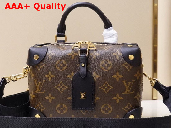 Louis Vuitton Petite Malle Souple Noir Monogram Canvas M45571 Replica