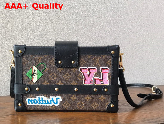 Louis Vuitton Petite Malle in Monogram Canvas Decorated with Bold Bright Patches M43992 Replica