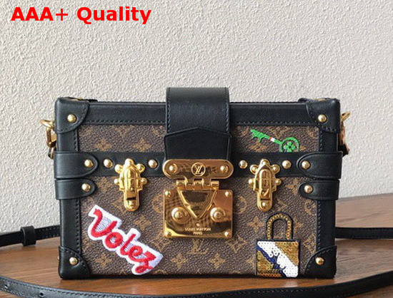 Louis Vuitton Petite Malle in Monogram Canvas Decorated with Bold Bright Patches M43992 Replica