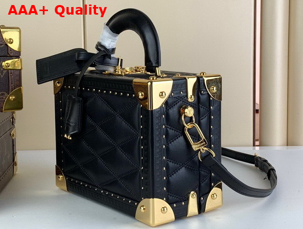 Louis Vuitton Petite Valise in Black Calf Leather Replica