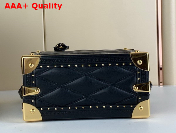 Louis Vuitton Petite Valise in Black Calf Leather Replica