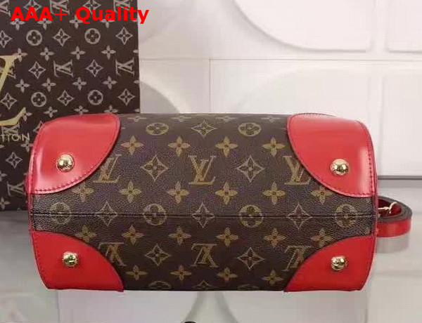 Louis Vuitton Phenix MM Monogram Canvas with Red Leather Replica