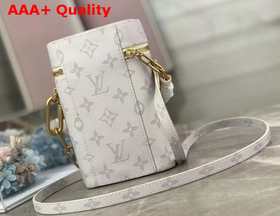 Louis Vuitton Phone Box in White and Silver Monogram Canvas Replica