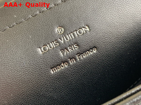 Louis Vuitton Pico Go 14 Bag in Black Quilted Lambskin in the Distinctive Malletage Pattern M24246 Replica