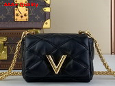 Louis Vuitton Pico Go 14 Handbag in Black Quilted Lambskin M23625 Replica