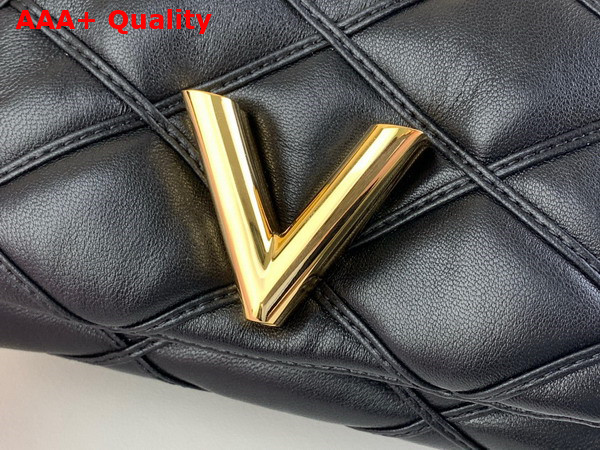 Louis Vuitton Pico Go 14 Handbag in Black Quilted Lambskin M23625 Replica