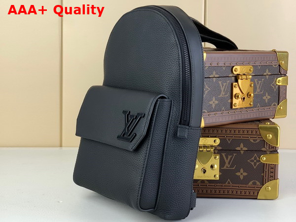 Louis Vuitton Pilot Slingbag in Black Cowhide Leather M23736 Replica