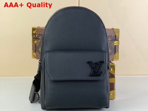 Louis Vuitton Pilot Slingbag in Black Cowhide Leather M23736 Replica