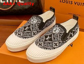 Louis Vuitton Playtime Slip On Sneaker in Gray Since 1854 Jacquard Canvas 1A8UP1 Replica