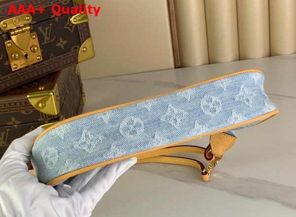 Louis Vuitton Pochette Accessoires in Sky Blue Monogram Denim Replica