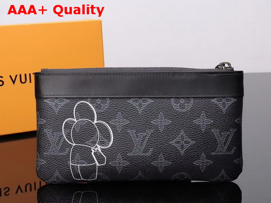 Louis Vuitton Pochette Apollo PM Monogram Eclipse Coated Canvas Replica