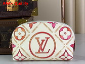 Louis Vuitton Pochette Cosmetique PM Coral Monogram Tiles Coated Canvas M11239 Replica