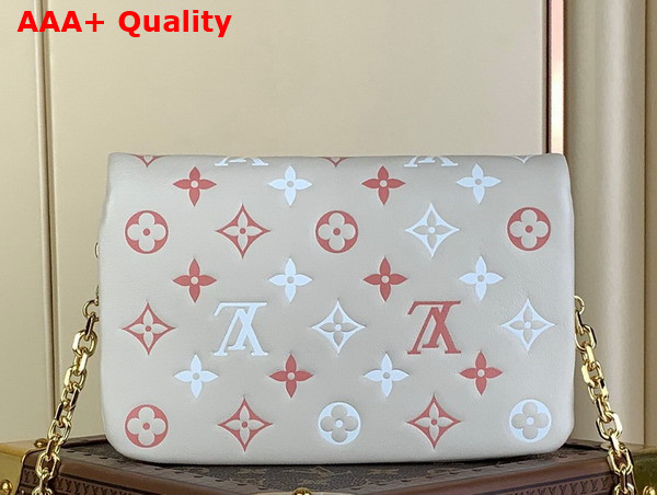 Louis Vuitton Pochette Coussin Cream Puffy Lambskin M82289 Replica