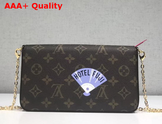 Louis Vuitton Pochette Felicie Monogram Canvas with Printed Patches Replica