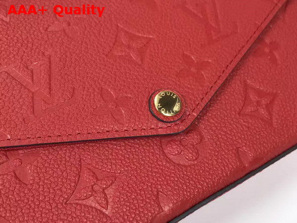 Louis Vuitton Pochette Felicie Monogram Empreinte Cherry M64065 Replica