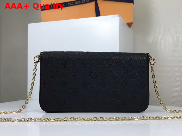 Louis Vuitton Pochette Felicie Monogram Empreinte Noir M64064 Replica