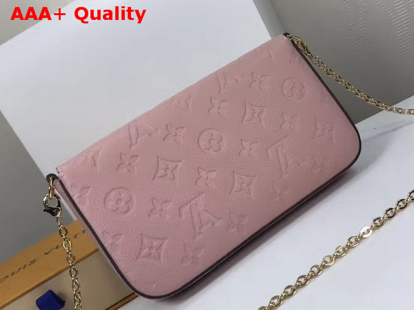 Louis Vuitton Pochette Felicie Pink Monogram Empreinte Replica