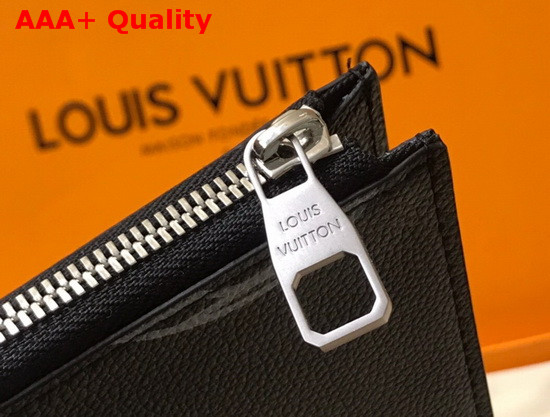 Louis Vuitton Pochette Jour GM Big Bold Monogram Pattern Embossed on the Black Taurillon Shadow Leather M80044 Replica