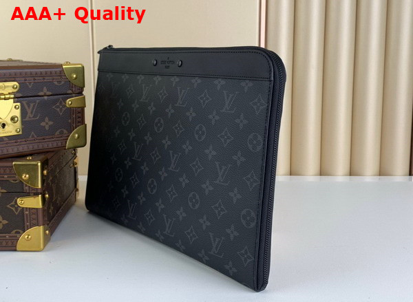 Louis Vuitton Pochette Jour Monogram Eclipse Coated Canvas M82074 Replica