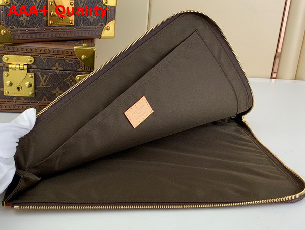 Louis Vuitton Pochette Jour Pouch in Monogram Coated Canvas M82540 Replica