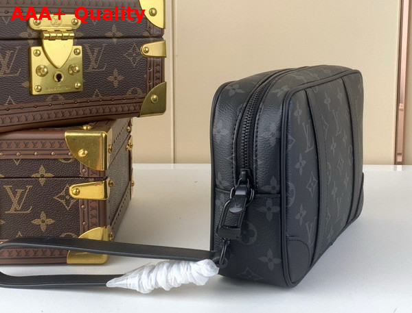 Louis Vuitton Pochette Kasai Monogram Eclipse Canvas M82076 Replica