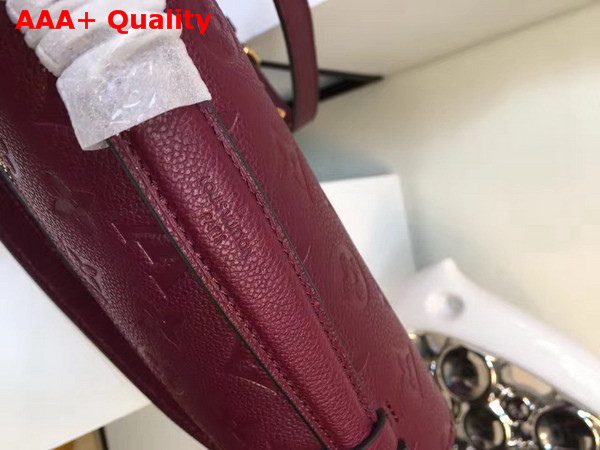 Louis Vuitton Pochette Metis Bordeaux Monogram Empreinte Leather Replica