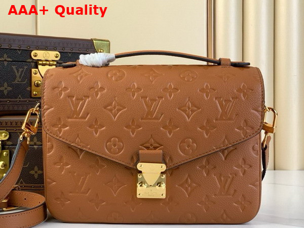 Louis Vuitton Pochette Metis Cognac Monogram Empreinte Leather M12711 Replica