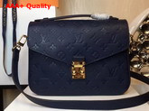 Louis Vuitton Pochette Metis Dark Blue Monogram Empreinte Leather Replica