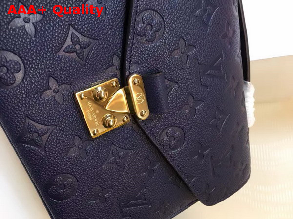 Louis Vuitton Pochette Metis Dark Blue Monogram Empreinte Leather Replica