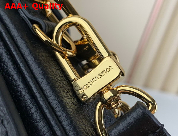 Louis Vuitton Pochette Metis East West Bag Black Monogram Empreinte Leather M46595 Replica