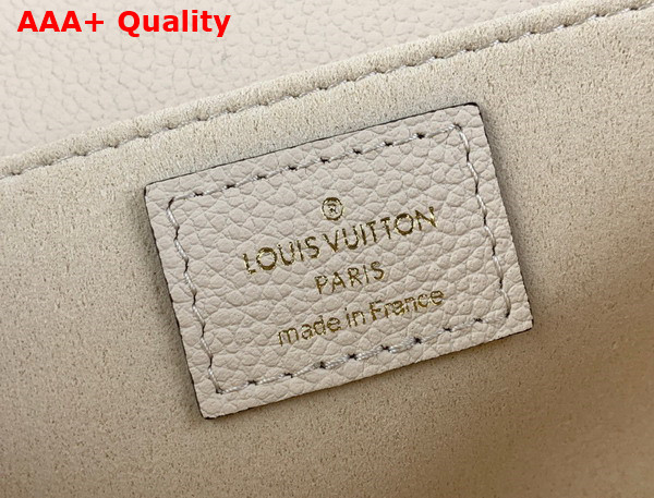 Louis Vuitton Pochette Metis East West Bag Creme Monogram Empreinte Leather M22942 Replica