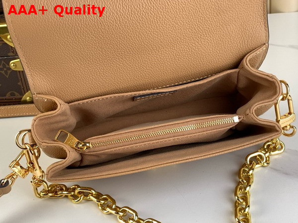 Louis Vuitton Pochette Metis East West Handbag Arizona Cream Monogram Empreinte Leather M12735 Replica