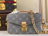 Louis Vuitton Pochette Metis East West Handbag in Trianon Gray Coated Canvas M12429 Replica