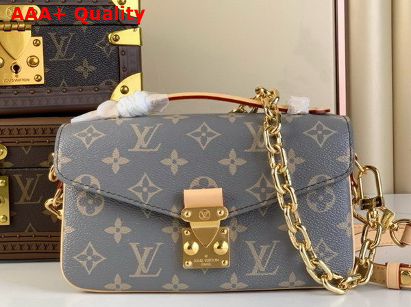 Louis Vuitton Pochette Metis East West Handbag in Trianon Gray Coated Canvas M12429 Replica