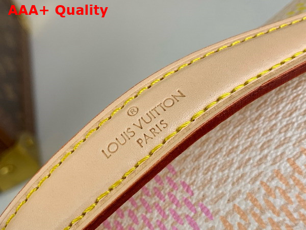 Louis Vuitton Pochette Metis East West Peach Damier Giant Coated Canvas N40749 Replica