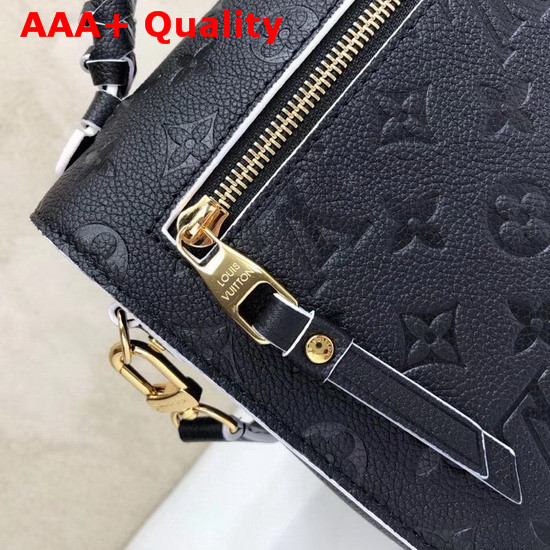 Louis Vuitton Pochette Metis Features Finely Crafted Braided Embellishments Black Embossed Supple Cowhide M43942 Replica