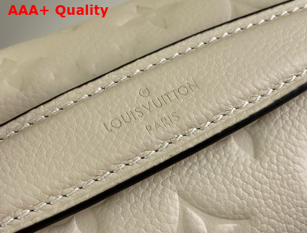 Louis Vuitton Pochette Metis Handbag in Cream Monogram Empreinte Leather Replica