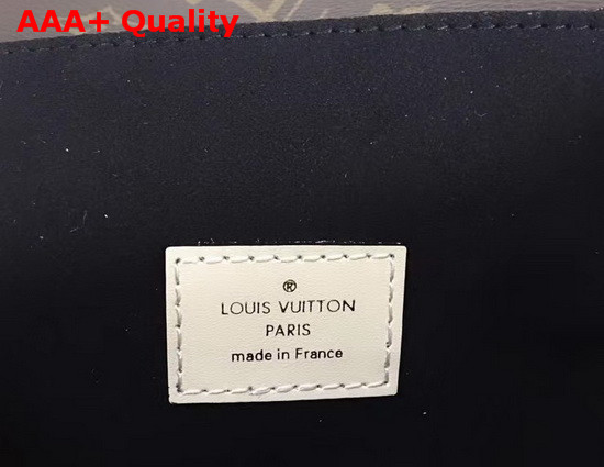 Louis Vuitton Pochette Metis Handbag in Monogram Canvas Features a Braided Leather Top Handle Creme Beige M45152 Replica