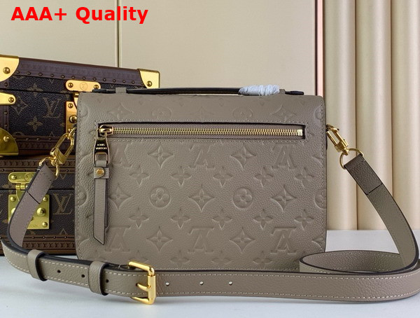 Louis Vuitton Pochette Metis Handbag in Tourterelle Grey Monogram Empreinte Leather M44881 Replica