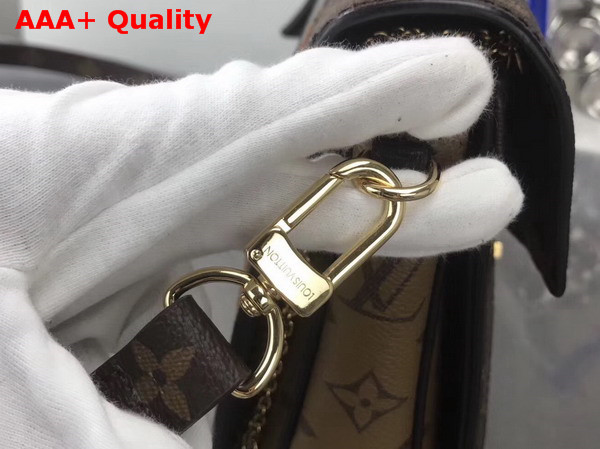 Louis Vuitton Pochette Metis MM Monogram Reverse Canvas and Calf Leather M43488 Replica