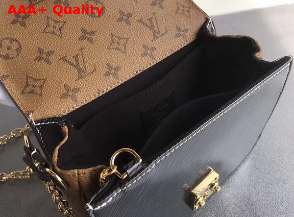 Louis Vuitton Pochette Metis Mini Black Epi Shiny Leather and Monogram or Monogram Reverse Canvas Replica