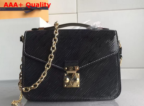 Louis Vuitton Pochette Metis Mini Black Epi Shiny Leather and Monogram or Monogram Reverse Canvas Replica